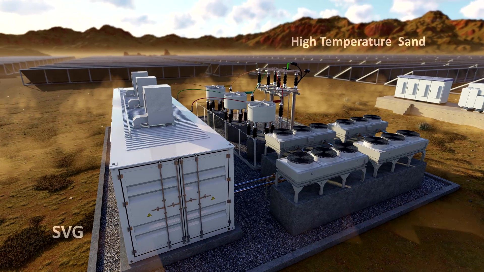 STATCOM refrigerado por agua para exteriores Sinopak de 11 kV para corrección del factor de potencia